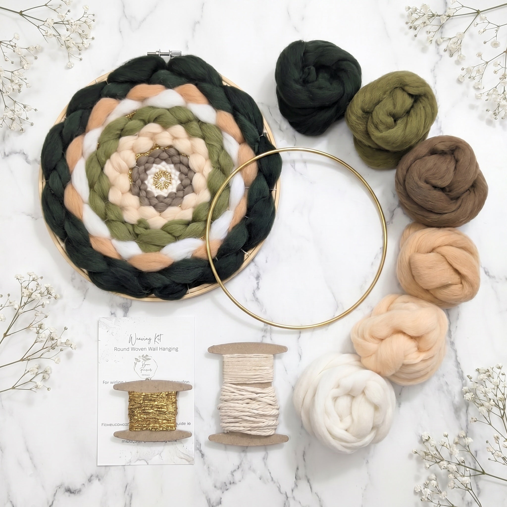 Handmade DIY Weaving Kit For Beginners - Earth Tones