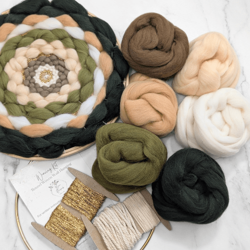 Handmade DIY Weaving Kit For Beginners - Earth Tones