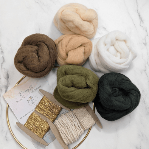 Handmade DIY Weaving Kit For Beginners - Earth Tones