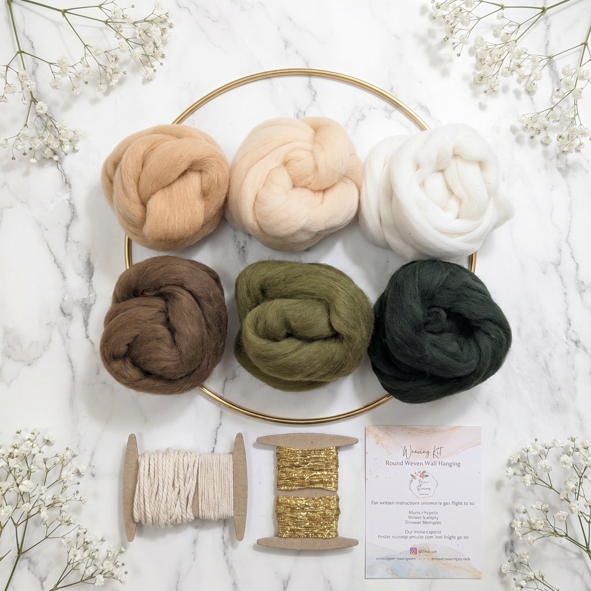 Handmade DIY Weaving Kit For Beginners - Earth Tones