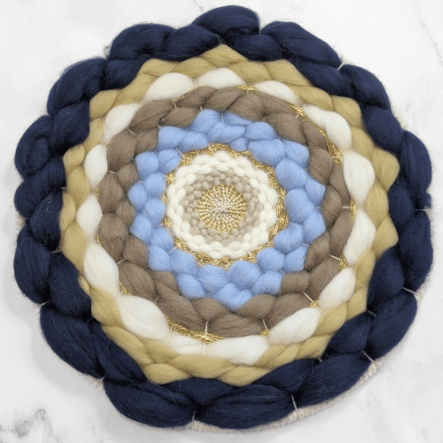 Handmade DIY Weaving Kit For Beginners - Neutral Blues