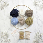 DIY Weaving Kit For Beginners - Neutral Blue Tones