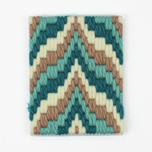 DIY Kit | Bargello Tapestry Kit | Flame Pattern | Bargello DIY - BlueRhubarb
