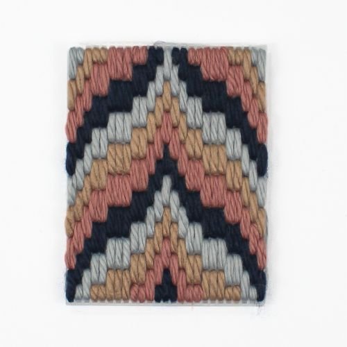 DIY Kit | Bargello Tapestry Kit | Flame Pattern | Bargello DIY - BlueRhubarb