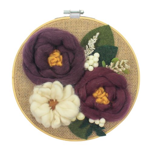 Embroidery Wall Decor / Handmade Flowers Hoop - Embroidery flowers / Home Decor Gift / embroidery hoop art store