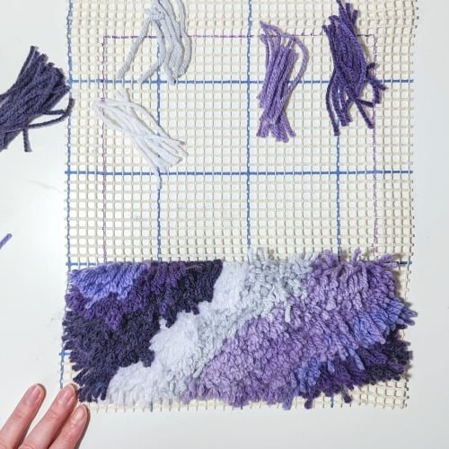 Latch Hook Tapestry DIY Kit | Fiber Art Kit | Latch Hook | Latch Hook Kit - BlueRhubarb